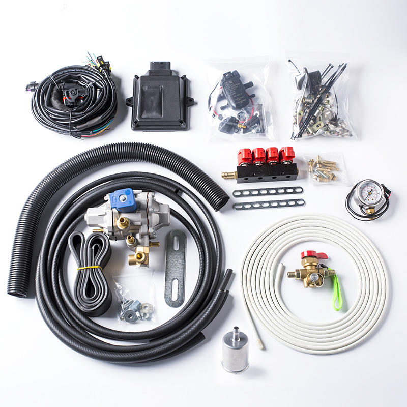 CNG multi-point EFI-kit voor 4-cilinder benzinemotor